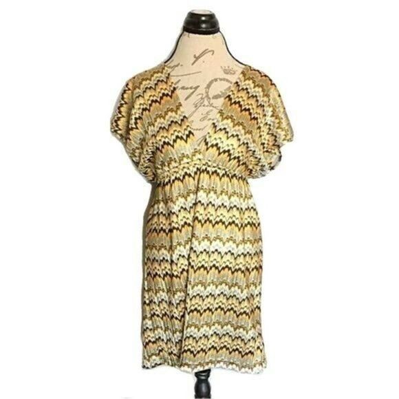 Charming Charlie Dress Size Large V Low Neckline and back Knee-length Pull Over - Picture 2 of 11